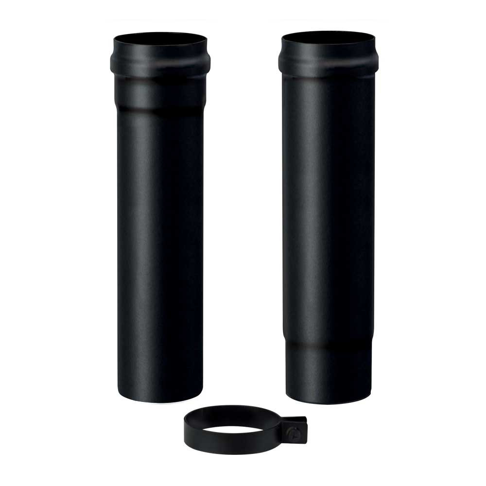 kouřovod trubka pro peletová kamna pr. 80 teleskopická 330-600 mm