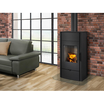 ESPERA 03 plech - krbová kamna s teplovodním výměníkem a dvojitým pro