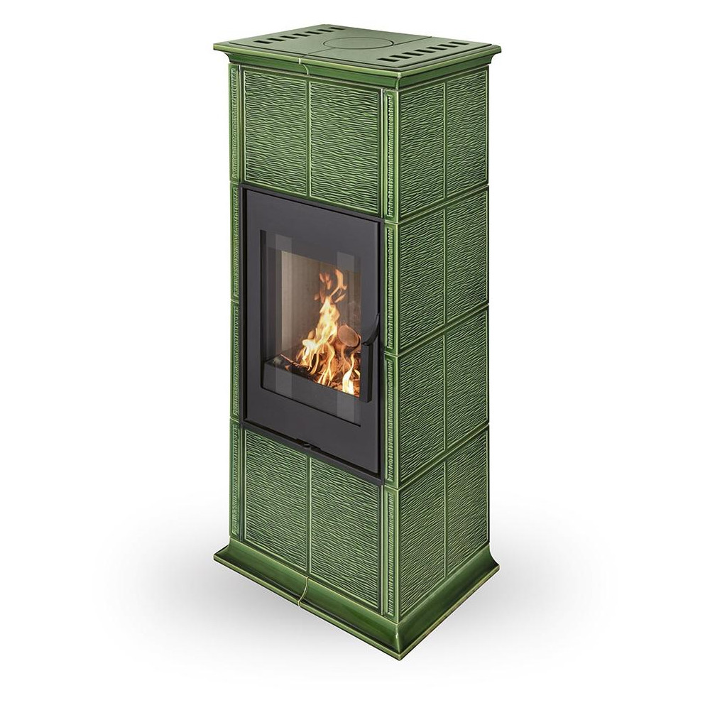 GREMIO 3 keramika - akumulační kachlová kamna, Celoprosklená dvířka