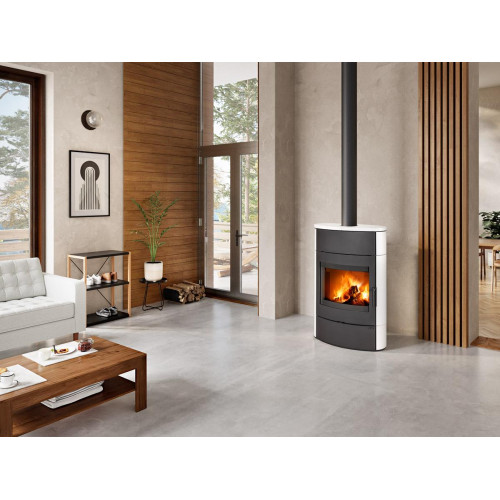 NAVIA H keramika - akumulační krbová kamna