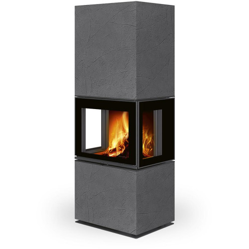 LERA C GH thermaline - designový akumulační krb, Thermaline grey 61 -