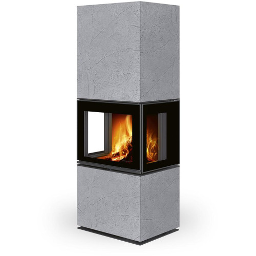 LERA C GH thermaline - designový akumulační krb, Thermaline grey 61 -