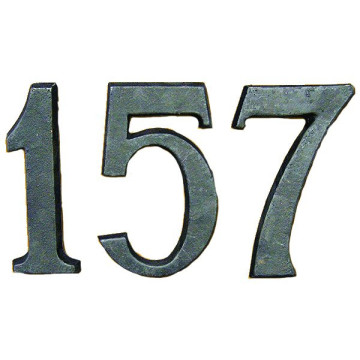 Čísla domovní litinová