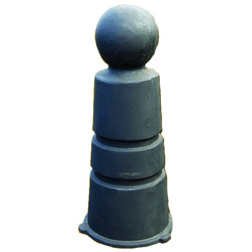 VENKOVNÍ MOBILIÁŘ - litinové ZÁBRANY VJEZDU - litinové  SLOUPKY + litinový ŘETĚZ