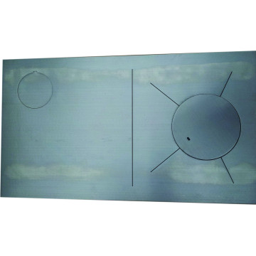 Broušené ocelové plotny